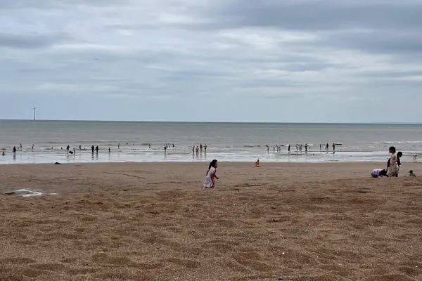 Visiting Skegness Sea Beach with Community Members in 2025
