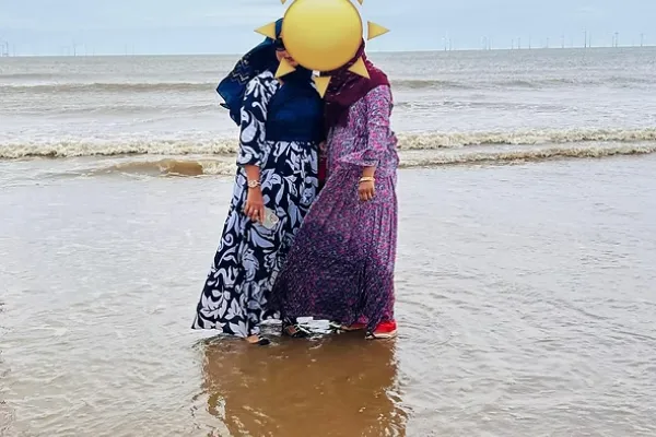 Visiting Skegness Sea Beach with Community Members in 2025